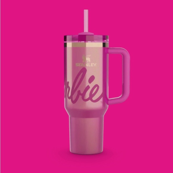 Barbie x Stanley 40 oz Icon Quencher Tumbler Limited Edition Dishwasher Safe NWT - Picture 2 of 10